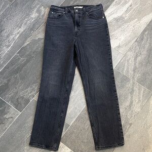 Levi's Women's Dark Gray Straight Leg Jeans